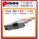 PACK 4 TONERS LASER PREMIUM OKI C301 / C321 / 1BK - 1C - 1M - 1Y