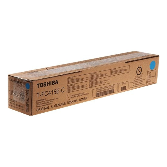 TONER ORIGINAL TOSHIBA T-FC415EC / 6AJ00000172 CYAN 33600 PAGES