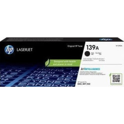 TONER LASER ORIGINAL HP W1390A / 139A NOIR 1500 PAGES