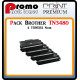 PACK DE 4 TONERS LASER PREMIUM BROTHER TN3480 NOIR