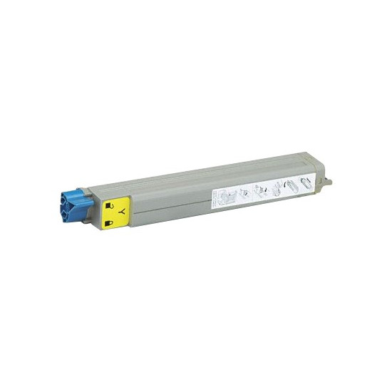 TONER LASER PREMIUM OKI 42918913 / C9600 JAUNE 15000 PAGES
