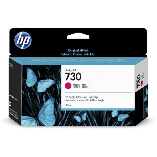 CARTOUCHE ORIGINAL HP 730 / P2V63A MAGENTA 130ML