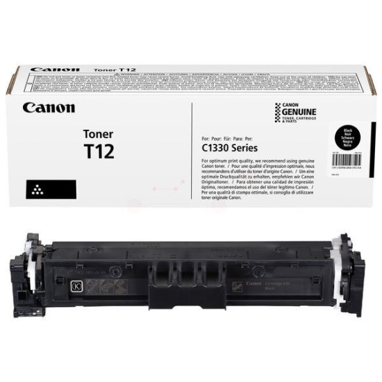 TONER LASER ORIGINAL CANON T12BK / 5098C006 NOIR 7400 PAGES