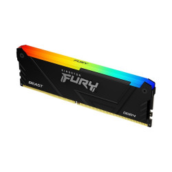 Mémoire RAM Kingston Fury Beast RGB DDR4 3 200 MHz 16 Go CL16