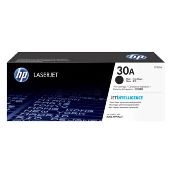 TONER LASER ORIGINAL HP CF230A NOIR 1600 PAGES