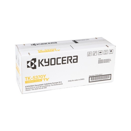 TONER LASER ORIGINAL KYOCERA TK5370Y / 1T02YJANL0 JAUNE 5000 PAGES