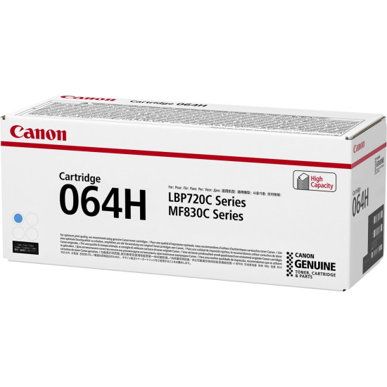 TONER LASER ORIGINAL CANON CRG064HC / 4936C001 CYAN 10400 PAGES