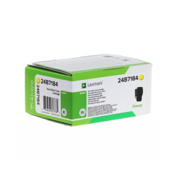 TONER LASER ORIGINAL LEXMARK XC2240 / 24B7184 JAUNE 6000 PAGES