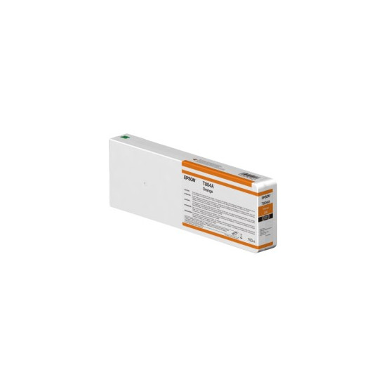 CARTOUCHE JET D'ENCRE ORIGINAL EPSON T804A / T55KA00 ORANGE 700 ML