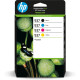 PACK 4 CARTOUCHES ORIGINAL HP 6C400NE / N°937 / NOIR ET COULEUR