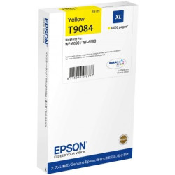 CARTOUCHE JET D'ENCRE ORIGINAL EPSON T9084 JAUNE 4000 PAGES