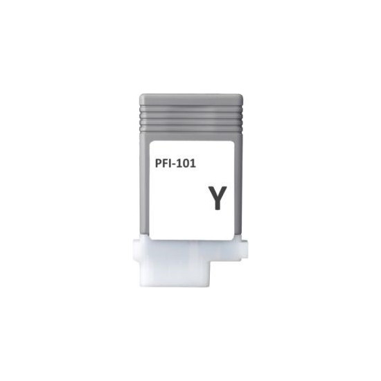 CARTOUCHE GENERIQUE CANON PFI101 / PFI-101 / 0886B001 JAUNE 130ML