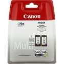 PACK DE 2 CARTOUCHES JET D'ENCRE ORIGINAL CANON PG545 CL546