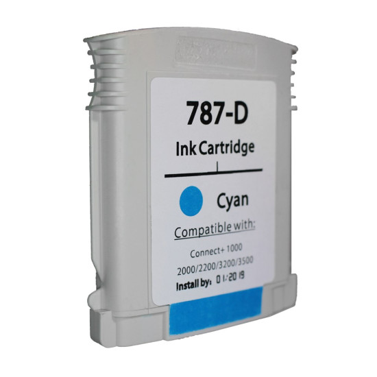CARTOUCHE GENERIQUE PITNEY BOWES CONNECT+ / 787-D CYAN 28ML