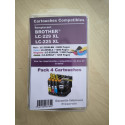 PACK 4 CARTOUCHES GENERIQUE BROTHER LC229XL / LC225XL / BK-C-M-Y