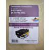 PACK 4 CARTOUCHES GENERIQUE BROTHER LC427XL / BK - C - M - Y