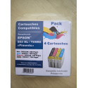 PACK 4 CARTOUCHES GENERIQUE EPSON 503XL / T09R6 / BK-C-M-Y