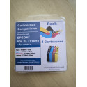 PACK 4 CARTOUCHES GENERIQUE EPSON T10H640 / 604XL / BK-C-M-Y