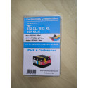 PACK 4 CARTOUCHES GENERIQUE HP C2P42AE / 932XL / 933XL / 1BK-1C-1M-1Y
