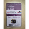 PACK 4 CARTOUCHES GENERIQUE BROTHER LC125XL / LC127XL / BK-C-M -Y