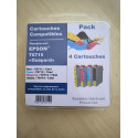 PACK 4 CARTOUCHES GENERIQUE EPSON T0715 (1BK-1C-1M-1Y)