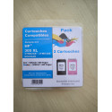 PACK DE 2 CARTOUCHES GENERIQUE HP 305XL / 6ZA94AE NOIR ET COULEUR