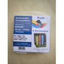 PACK DE 4 CARTOUCHES EPSON GENERIQUE T2996 / 29XL (1BK-1C-1M-1Y)