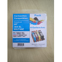 PACK DE 4 CARTOUCHES GENERIQUE HP 364XL / N9J74AE/ 1BK -  1C - 1M -1Y