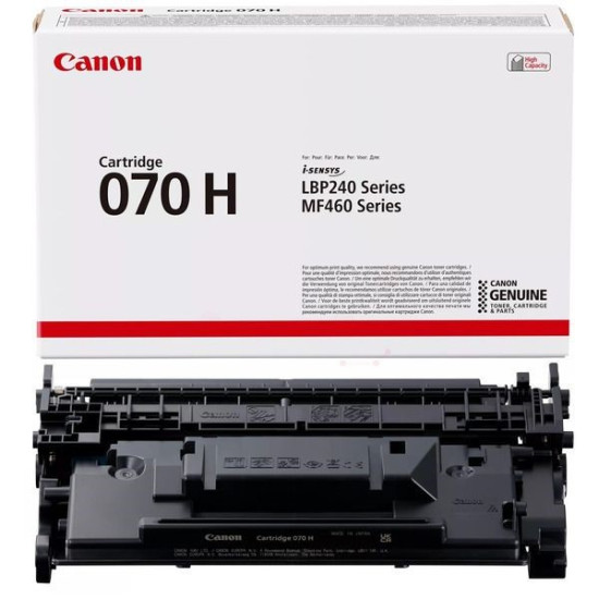 TONER LASER ORIGINAL CANON CRG070HBK / 5640C002 NOIR 10000 PAGES