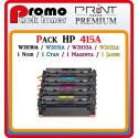 PACK 4 TONERS LASER PREMIUM HP W203*A / 415A / 1BK-1C-1M-1Y