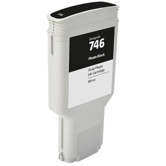 CARTOUCHE JET D'ENCRE GENERIQUE HP P2V82A / 746 NOIR PHOTO 300ML