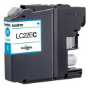 CARTOUCHE JET D'ENCRE ORIGINAL BROTHER LC22EC CYAN 1200 PAGES