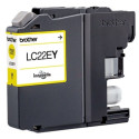 CARTOUCHE JET D'ENCRE ORIGINAL BROTHER LC22EY JAUNE 1200 PAGES