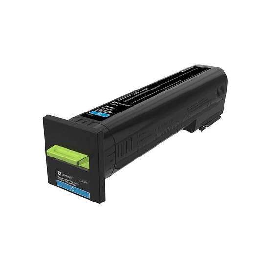 TONER LASER ORIGINAL LEXMARK 72K20C0 / CS820 CYAN 8000 PAGES