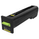 TONER LASER ORIGINAL LEXMARK 72K20Y0 / CS820 JAUNE 8000 PAGES
