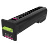 TONER LASER PREMIUM LEXMARK 72K2XM0 / CS820 MAGENTA 22000 PAGES