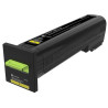 TONER LASER ORIGINAL LEXMARK 72K2XY0 / CS820 JAUNE 22000 PAGES