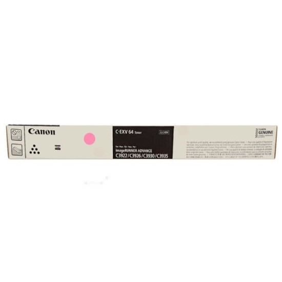 TONER ORIGINAL CANON C-EXV64 / CEXV64 / 5755C002 MAGENTA 38000 PAGES