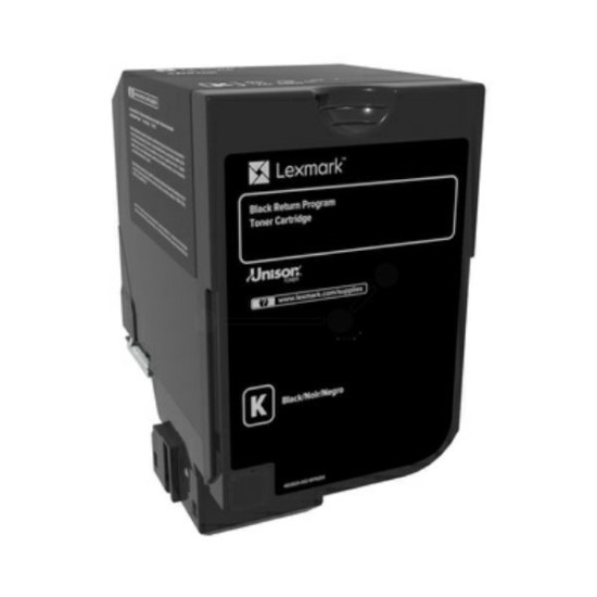 TONER LASER ORIGINAL LEXMARK 74C2HK0 NOIR 20000 PAGES