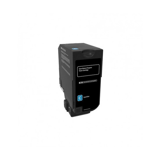 TONER LASER ORIGINAL LEXMARK 74C2HC0 CYAN 12000 PAGES
