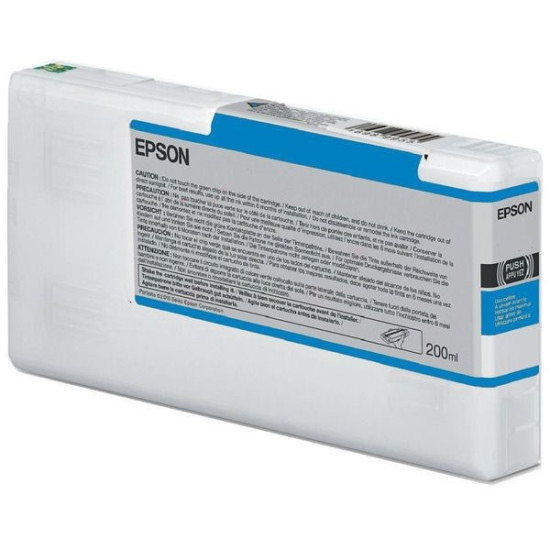 CARTOUCHE ORIGINAL EPSON C13T55W200 / T55W2 CYAN 200ML