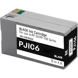 CARTOUCHE GENERIQUE EPSON S020452 / PJIC6BK NOIR 26ML