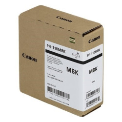 CARTOUCHE ORIGINAL CANON PFI110MBK / PFI-110MBK / 2363C001 NOIR 160ML