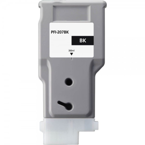 CARTOUCHE GENERIQUE CANON PFI207 / PFI-I207 / 8789B001 NOIR 300ML
