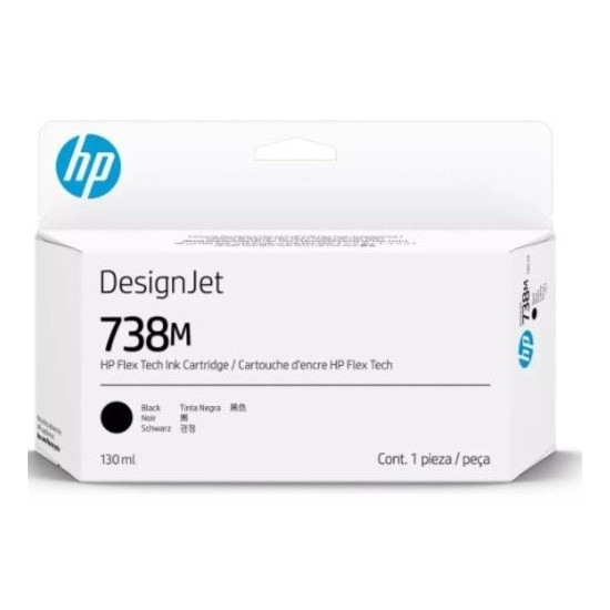CARTOUCHE JET D'ENCRE ORIGINAL HP 738M DNJ / A24VLA NOIR 130ML