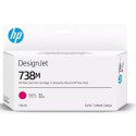 CARTOUCHE JET D'ENCRE ORIGINAL HP 738M DNJ / A24VNA MAGENTA 130ML