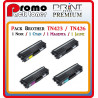 PACK 4 TONERS LASER PREMIUM BROTHER TN423 / TN426 / 1BK-1C-1M-1Y