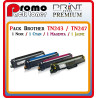 PACK 4 TONERS LASER PREMIUM BROTHER TN247 / TN243 / 1BK-1C-1M-1Y
