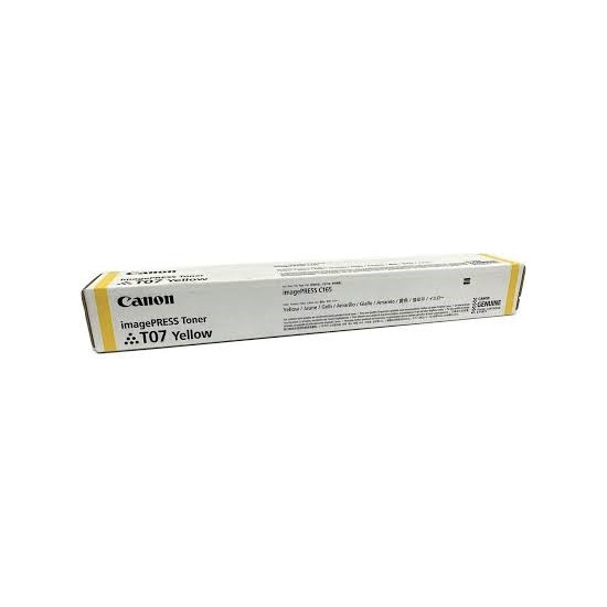TONER LASER ORIGINAL CANON T07 / 3644C001 JAUNE 37500 PAGES