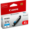 CARTOUCHE JET D'ENCRE ORIGINAL CANON CLI571XL / 0332C001 CYAN 10.8ML